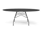 【カルテル/Kartell / GOODS】のGLOSSY / グロッシー オーバル セラミックトップ 192 天板:ブラックマーブル、脚部ブラック|ID: prp329100004970930 ipo3291000000037277867