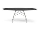 【カルテル/Kartell / GOODS】のGLOSSY / グロッシー オーバル セラミックトップ 192 天板:ブラックマーブル、脚部クローム|ID: prp329100004970930 ipo3291000000037277868
