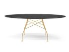 【カルテル/Kartell / GOODS】のGLOSSY / グロッシー オーバル セラミックトップ 192 天板:ブラックマーブル、脚部ゴールド|ID: prp329100004970930 ipo3291000000037277869