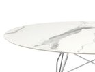 【カルテル/Kartell / GOODS】のGLOSSY / グロッシー オーバル セラミックトップ 192 天板:ホワイトマーブル、脚部クローム|ID: prp329100004970930 ipo3291000000037277874