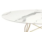 【カルテル/Kartell / GOODS】のGLOSSY / グロッシー オーバル セラミックトップ 192 天板:ホワイトマーブル、脚部ゴールド|ID: prp329100004970930 ipo3291000000037277875