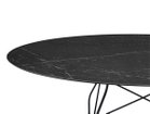 【カルテル/Kartell / GOODS】のGLOSSY / グロッシー オーバル セラミックトップ 192 天板:ブラックマーブル、脚部ブラック|ID: prp329100004970930 ipo3291000000037277876