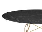 【カルテル/Kartell / GOODS】のGLOSSY / グロッシー オーバル セラミックトップ 192 天板:ブラックマーブル、脚部ゴールド|ID: prp329100004970930 ipo3291000000037277878