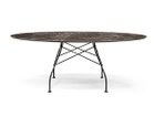 【カルテル/Kartell / GOODS】のGLOSSY / グロッシー オーバル セラミックトップ 192 天板:ブランエンペラドール、脚部ブラック|ID: prp329100004970930 ipo3291000000037277882