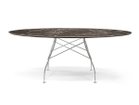 【カルテル/Kartell / GOODS】のGLOSSY / グロッシー オーバル セラミックトップ 192 天板:ブランエンペラドール、脚部クローム|ID: prp329100004970930 ipo3291000000037277883