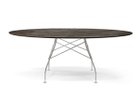 【カルテル/Kartell / GOODS】のGLOSSY / グロッシー オーバル セラミックトップ 192 天板:エイジドブロンズ、脚部クローム|ID: prp329100004970930 ipo3291000000037277886