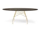 【カルテル/Kartell / GOODS】のGLOSSY / グロッシー オーバル セラミックトップ 192 天板:エイジドブロンズ、脚部ゴールド|ID: prp329100004970930 ipo3291000000037277887