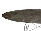 【カルテル/Kartell / GOODS】のGLOSSY / グロッシー オーバル セラミックトップ 192 天板:エイジドブロンズ、脚部クローム|ID: prp329100004970930 ipo3291000000037277895