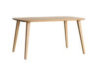 【イージーライフ/Easy Life / GOODS】のMEATH DINING TABLE / ミース ダイニングテーブル カーブ天板 + No.1脚(木角脚) 大人の最旬トレンドファッション＆コーディネート founy(ファウニー) オイル Body Oil コーティング Coating, Coated Finish テーブル Table, Dining Table ベーシック Basic, Essential おすすめ Recommended / Our Picks ホーム・キャンプ・アウトドア・お取り寄せ Home Living / Home & Lifestyle / Camping Gear / Outdoor Camping 家具・インテリア Home Furniture & Interior. Stylish & Functional Living Spaces テーブル Dining, Coffee & Side Tables ダイニングテーブル・食卓テーブル Dining Tables |ID:prp329100004970934