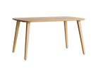 【イージーライフ/Easy Life / GOODS】のMEATH DINING TABLE / ミース ダイニングテーブル カーブ天板 + No.1脚(木角脚) サイズ:幅135cm|ID: prp329100004970934 ipo3291000000037277917