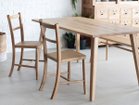 【イージーライフ/Easy Life / GOODS】のMEATH DINING TABLE / ミース ダイニングテーブル カーブ天板 + No.1脚(木角脚) 脚部参考イメージ(サイズ:幅150cm)|ID: prp329100004970934 ipo3291000000037277929