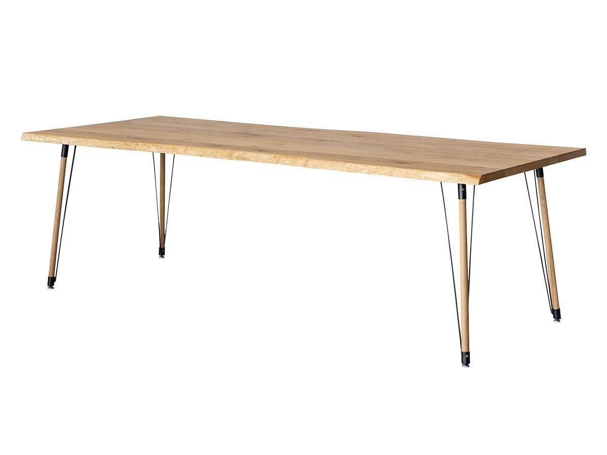 【イージーライフ/Easy Life / GOODS】のMEATH DINING TABLE / ミース ダイニングテーブル ライブエッジ天板(幅230cm)+ No.4脚(ソックス脚) インテリア・キッズ・メンズ・レディースファッション・服の通販 founy(ファウニー) 　オイル　Body Oil　カラフル　Colorful Design　コーティング　Coating, Coated Finish　ソックス　Socks, Hosiery　テーブル　Table, Dining Table　ベーシック　Basic, Essential　ホーム・キャンプ・アウトドア・お取り寄せ　Home Living / Home & Lifestyle / Camping Gear / Outdoor Camping　家具・インテリア　Home Furniture & Interior. Stylish & Functional Living Spaces　テーブル　Dining, Coffee & Side Tables　ダイニングテーブル・食卓テーブル　Dining Tables　-|ID: prp329100004970940 ipo3291000000037277972