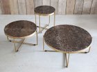 【ノットアンティークス/knot antiques / CRASH GATE】のMARBLE COFFEE TABLE / マーブル コーヒーテーブル 直径45cm 大人の最旬トレンドファッション＆コーディネート founy(ファウニー) アンティーク Antique-Inspired テーブル Table, Dining Table フレーム Frame, Outline マーブル Marble, Marble Pattern ホーム・キャンプ・アウトドア・お取り寄せ Home Living / Home & Lifestyle / Camping Gear / Outdoor Camping 家具・インテリア Home Furniture & Interior. Stylish & Functional Living Spaces テーブル Dining, Coffee & Side Tables サイドテーブル・ナイトテーブル Side & End Tables thumbnail|ID: prp329100004970942 ipo3291000000037277989