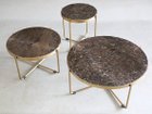 【ノットアンティークス/knot antiques / CRASH GATE】のMARBLE COFFEE TABLE / マーブル コーヒーテーブル 直径45cm 大人の最旬トレンドファッション＆コーディネート founy(ファウニー) アンティーク Antique-Inspired テーブル Table, Dining Table フレーム Frame, Outline マーブル Marble, Marble Pattern ホーム・キャンプ・アウトドア・お取り寄せ Home Living / Home & Lifestyle / Camping Gear / Outdoor Camping 家具・インテリア Home Furniture & Interior. Stylish & Functional Living Spaces テーブル Dining, Coffee & Side Tables サイドテーブル・ナイトテーブル Side & End Tables thumbnail|ID: prp329100004970942 ipo3291000000037277990