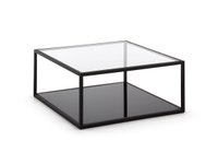 【ラフォーマ/LaForma / GOODS】のBLACKHILL / ブラックヒル コーヒーテーブル 80 × 80cm 大人の最旬トレンドファッション＆コーディネート founy(ファウニー) 送料無料 Free Shipping ガラス Glass, Glassware シンプル Simple, Minimal テーブル Table, Dining Table フレーム Frame, Outline モダン Modern, Contemporary 雑誌 Magazine, Fashion Magazine ホーム・キャンプ・アウトドア・お取り寄せ Home Living / Home & Lifestyle / Camping Gear / Outdoor Camping 家具・インテリア Home Furniture & Interior. Stylish & Functional Living Spaces テーブル Dining, Coffee & Side Tables ローテーブル・センターテーブル Coffee & Center Tables |ID:prp329100004970962