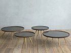 【ノットアンティークス/knot antiques / CRASH GATE】のBARK COFFEE TABLE / バーク コーヒーテーブル 直径80cm(石天板) 大人の最旬トレンドファッション＆コーディネート founy(ファウニー) テーブル Table, Dining Table バランス Balance, Style Balance ヴィンテージ Vintage Style ホーム・キャンプ・アウトドア・お取り寄せ Home Living / Home & Lifestyle / Camping Gear / Outdoor Camping 家具・インテリア Home Furniture & Interior. Stylish & Functional Living Spaces テーブル Dining, Coffee & Side Tables ローテーブル・センターテーブル Coffee & Center Tables thumbnail 左から「直径80cm(オーク天板)」、「直径60cm(オーク天板)」、「直径60cm(石天板)」、本|ID: prp329100004970968 ipo3291000000037278093