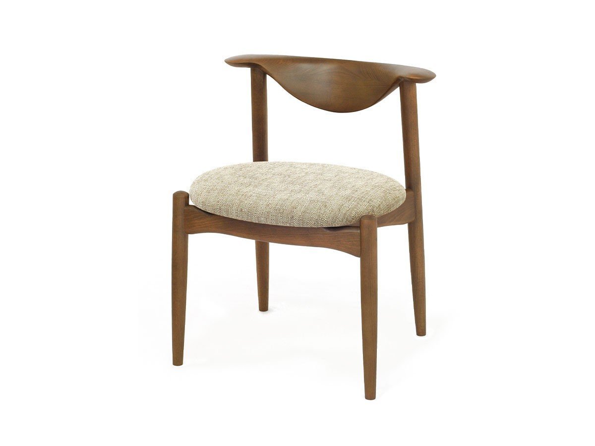 【フライミー ジャパン スタイル/FLYMEe Japan-Style / GOODS】のDINING CHAIR / ダイニングチェア #117124 インテリア・キッズ・メンズ・レディースファッション・服の通販 founy(ファウニー) 　送料無料　Free Shipping　テーブル　Table, Dining Table　ハーフ　Half, Half-Length　フィット　Fit, Slim Fit　ホーム・キャンプ・アウトドア・お取り寄せ　Home Living / Home & Lifestyle / Camping Gear / Outdoor Camping　家具・インテリア　Home Furniture & Interior. Stylish & Functional Living Spaces　チェア・椅子　Seating & Chairs　ダイニングチェア・木製チェア　Dining Chairs　張地:211 グリプト、フレームウォールナット|ID: prp329100004971053 ipo3291000000037278680