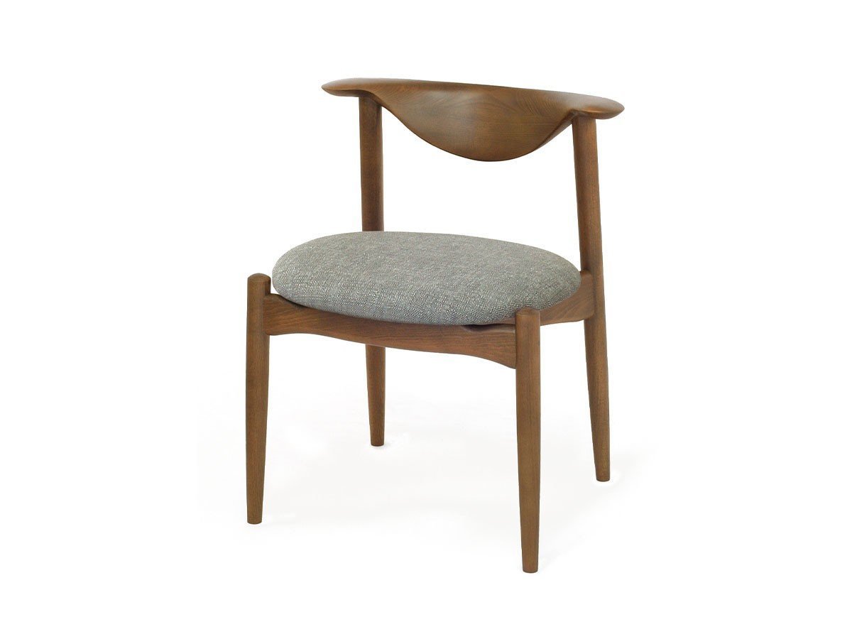 【フライミー ジャパン スタイル/FLYMEe Japan-Style / GOODS】のDINING CHAIR / ダイニングチェア #117124 インテリア・キッズ・メンズ・レディースファッション・服の通販 founy(ファウニー) 　送料無料　Free Shipping　テーブル　Table, Dining Table　ハーフ　Half, Half-Length　フィット　Fit, Slim Fit　ホーム・キャンプ・アウトドア・お取り寄せ　Home Living / Home & Lifestyle / Camping Gear / Outdoor Camping　家具・インテリア　Home Furniture & Interior. Stylish & Functional Living Spaces　チェア・椅子　Seating & Chairs　ダイニングチェア・木製チェア　Dining Chairs　張地:212 ライノ、フレームウォールナット|ID: prp329100004971053 ipo3291000000037278682