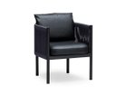 【アリアケ/ARIAKE / GOODS】のBraid Chair / ブレイド(組紐)チェア ラウンジ用 張地:フィーブル ブラック(レザー / ミドリ)、フレーム:スミアッシュ|ID: prp329100004971058 ipo3291000000037278719