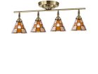 【フライミー ファクトリー/FLYMEe Factory / GOODS】のCUSTOM SERIES 4 Ceiling Lamp × Stained Glass Checker / カスタムシリーズ 4灯シーリングランプ × ステンドグラス(チェッカー) 器具本体:ゴールド|ID: prp329100004971067 ipo3291000000037278771