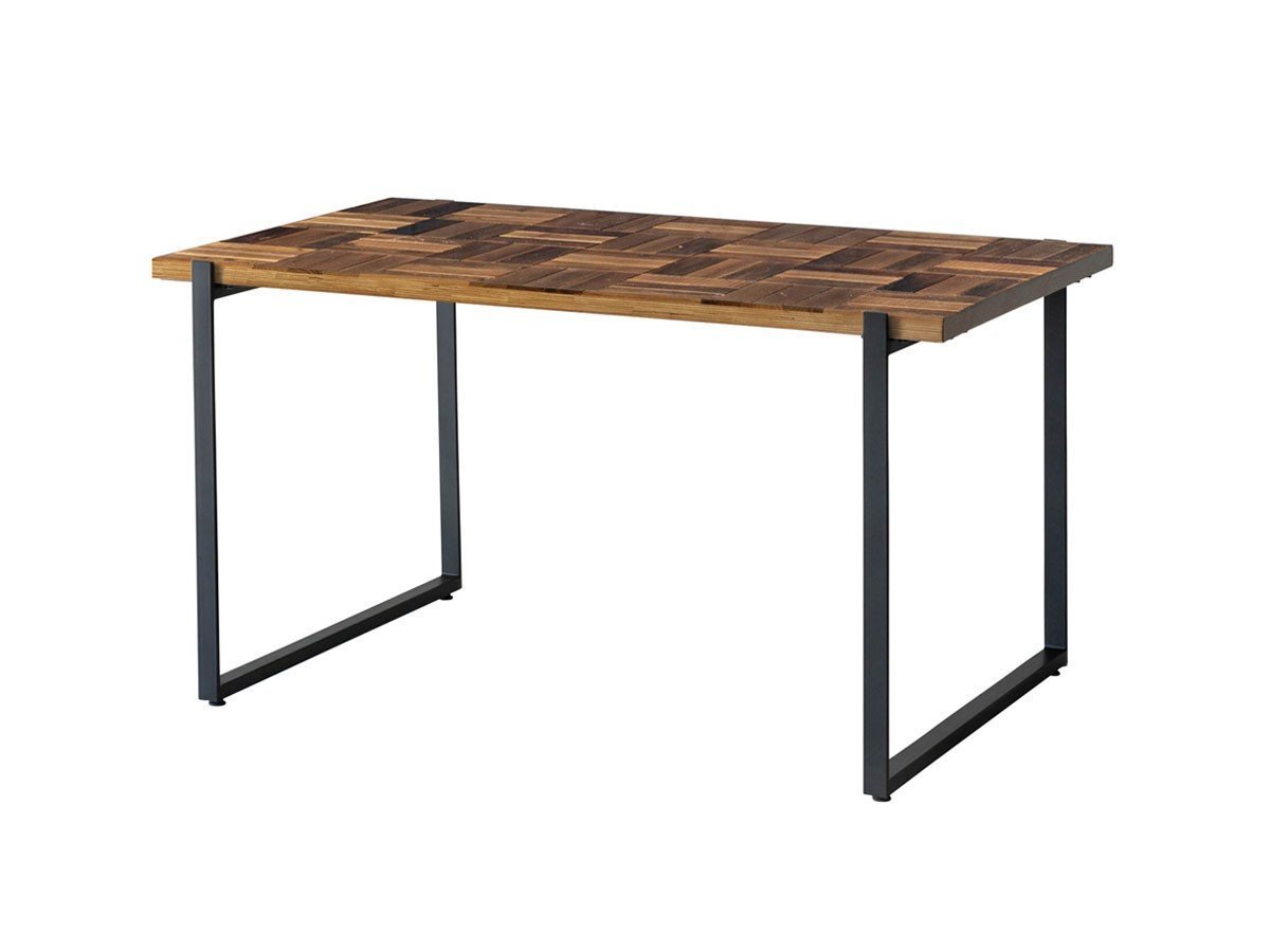 【ノットアンティークス/knot antiques / CRASH GATE】のMATERIA DINING TABLE / マテリア ダイニングテーブル チェス柄天板 + No.4脚(ロの字脚) インテリア・キッズ・メンズ・レディースファッション・服の通販 founy(ファウニー) 　テーブル　Table, Dining Table　バランス　Balance, Style Balance　ホーム・キャンプ・アウトドア・お取り寄せ　Home Living / Home & Lifestyle / Camping Gear / Outdoor Camping　家具・インテリア　Home Furniture & Interior. Stylish & Functional Living Spaces　テーブル　Dining, Coffee & Side Tables　ダイニングテーブル・食卓テーブル　Dining Tables　サイズ:幅138.5cm、脚部ブラック(スチール)|ID: prp329100004971077 ipo3291000000037278846