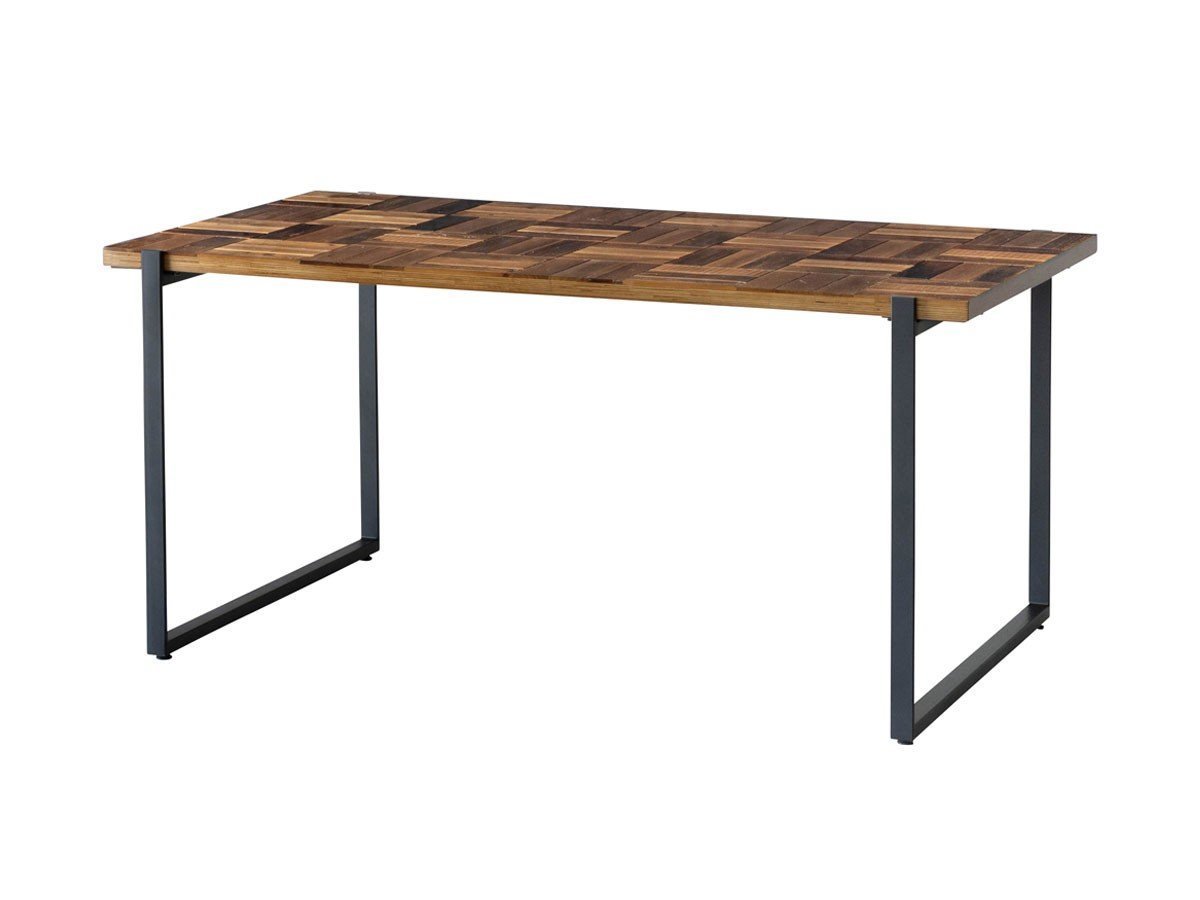 【ノットアンティークス/knot antiques / CRASH GATE】のMATERIA DINING TABLE / マテリア ダイニングテーブル チェス柄天板 + No.4脚(ロの字脚) インテリア・キッズ・メンズ・レディースファッション・服の通販 founy(ファウニー) 　テーブル　Table, Dining Table　バランス　Balance, Style Balance　ホーム・キャンプ・アウトドア・お取り寄せ　Home Living / Home & Lifestyle / Camping Gear / Outdoor Camping　家具・インテリア　Home Furniture & Interior. Stylish & Functional Living Spaces　テーブル　Dining, Coffee & Side Tables　ダイニングテーブル・食卓テーブル　Dining Tables　サイズ:幅158cm、脚部ブラック(スチール)|ID: prp329100004971077 ipo3291000000037278848