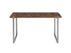 【ノットアンティークス/knot antiques / CRASH GATE】のMATERIA DINING TABLE / マテリア ダイニングテーブル チェス柄天板 + No.4脚(ロの字脚) サイズ:幅138.5cm、脚部シルバー(ステンレス)|ID: prp329100004971077 ipo3291000000037278867