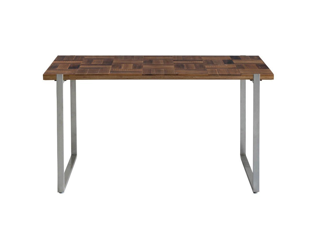 【ノットアンティークス/knot antiques / CRASH GATE】のMATERIA DINING TABLE / マテリア ダイニングテーブル チェス柄天板 + No.4脚(ロの字脚) インテリア・キッズ・メンズ・レディースファッション・服の通販 founy(ファウニー) 　テーブル　Table, Dining Table　バランス　Balance, Style Balance　ホーム・キャンプ・アウトドア・お取り寄せ　Home Living / Home & Lifestyle / Camping Gear / Outdoor Camping　家具・インテリア　Home Furniture & Interior. Stylish & Functional Living Spaces　テーブル　Dining, Coffee & Side Tables　ダイニングテーブル・食卓テーブル　Dining Tables　サイズ:幅138.5cm、脚部シルバー(ステンレス)|ID: prp329100004971077 ipo3291000000037278867