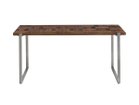 【ノットアンティークス/knot antiques / CRASH GATE】のMATERIA DINING TABLE / マテリア ダイニングテーブル チェス柄天板 + No.4脚(ロの字脚) サイズ:幅158cm、脚部シルバー(ステンレス)|ID: prp329100004971077 ipo3291000000037278871