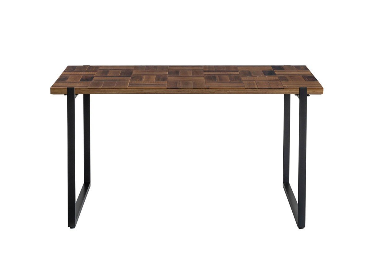 【ノットアンティークス/knot antiques / CRASH GATE】のMATERIA DINING TABLE / マテリア ダイニングテーブル チェス柄天板 + No.4脚(ロの字脚) インテリア・キッズ・メンズ・レディースファッション・服の通販 founy(ファウニー) 　テーブル　Table, Dining Table　バランス　Balance, Style Balance　ホーム・キャンプ・アウトドア・お取り寄せ　Home Living / Home & Lifestyle / Camping Gear / Outdoor Camping　家具・インテリア　Home Furniture & Interior. Stylish & Functional Living Spaces　テーブル　Dining, Coffee & Side Tables　ダイニングテーブル・食卓テーブル　Dining Tables　サイズ:幅138.5cm、脚部ブラック(スチール)|ID: prp329100004971077 ipo3291000000037278877