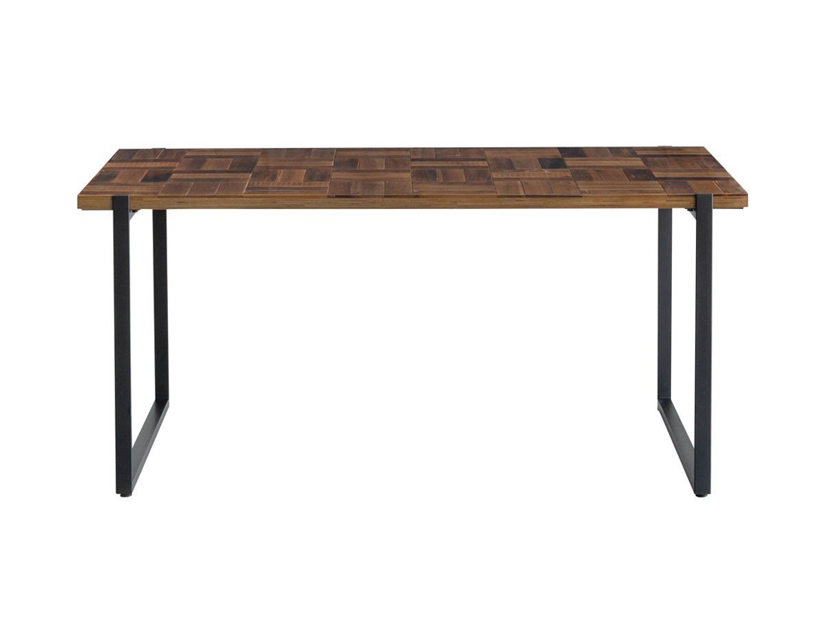 【ノットアンティークス/knot antiques / CRASH GATE】のMATERIA DINING TABLE / マテリア ダイニングテーブル チェス柄天板 + No.4脚(ロの字脚) インテリア・キッズ・メンズ・レディースファッション・服の通販 founy(ファウニー) 　テーブル　Table, Dining Table　バランス　Balance, Style Balance　ホーム・キャンプ・アウトドア・お取り寄せ　Home Living / Home & Lifestyle / Camping Gear / Outdoor Camping　家具・インテリア　Home Furniture & Interior. Stylish & Functional Living Spaces　テーブル　Dining, Coffee & Side Tables　ダイニングテーブル・食卓テーブル　Dining Tables　サイズ:幅158cm、脚部ブラック(スチール)|ID: prp329100004971077 ipo3291000000037278879