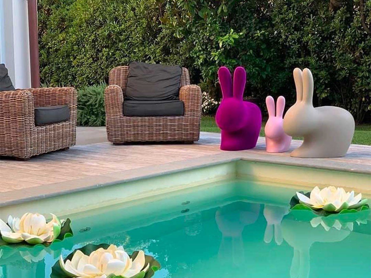 【キーブー/Qeeboo / GOODS】のRabbit Chair Velvet / ラビットチェア ヴェルヴェット インテリア・キッズ・メンズ・レディースファッション・服の通販 founy(ファウニー) 　送料無料　Free Shipping　フォルム　Silhouette, Form　ミラノ　Milano Style, Italian-Inspired　ホーム・キャンプ・アウトドア・お取り寄せ　Home Living / Home & Lifestyle / Camping Gear / Outdoor Camping　家具・インテリア　Home Furniture & Interior. Stylish & Functional Living Spaces　チェア・椅子　Seating & Chairs　ダイニングチェア・木製チェア　Dining Chairs　|ID: prp329100004971100 ipo3291000000037279051