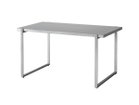 【ノットアンティークス/knot antiques / CRASH GATE】のMATERIA DINING TABLE / マテリア ダイニングテーブル ステンレス天板 + No.4脚(ロの字脚) サイズ:幅138.5cm、脚部シルバー(ステンレス)|ID: prp329100004971121 ipo3291000000037279189