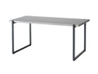 【ノットアンティークス/knot antiques / CRASH GATE】のMATERIA DINING TABLE / マテリア ダイニングテーブル ステンレス天板 + No.4脚(ロの字脚) サイズ:幅158cm、脚部ブラック(スチール)|ID: prp329100004971121 ipo3291000000037279197