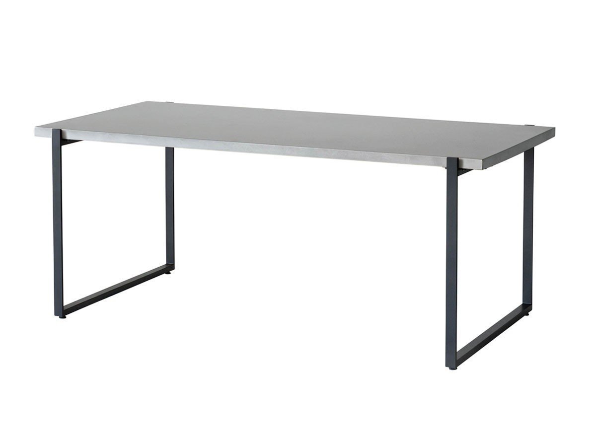 【ノットアンティークス/knot antiques / CRASH GATE】のMATERIA DINING TABLE / マテリア ダイニングテーブル ステンレス天板 + No.4脚(ロの字脚) インテリア・キッズ・メンズ・レディースファッション・服の通販 founy(ファウニー) 　テーブル　Table, Dining Table　バランス　Balance, Style Balance　ホーム・キャンプ・アウトドア・お取り寄せ　Home Living / Home & Lifestyle / Camping Gear / Outdoor Camping　家具・インテリア　Home Furniture & Interior. Stylish & Functional Living Spaces　テーブル　Dining, Coffee & Side Tables　ダイニングテーブル・食卓テーブル　Dining Tables　サイズ:幅177.5cm、脚部ブラック(スチール)|ID: prp329100004971121 ipo3291000000037279199