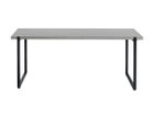 【ノットアンティークス/knot antiques / CRASH GATE】のMATERIA DINING TABLE / マテリア ダイニングテーブル ステンレス天板 + No.4脚(ロの字脚) サイズ:幅177.5cm、脚部ブラック(スチール)|ID: prp329100004971121 ipo3291000000037279230