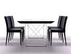 【ロックストーン/ROCKSTONE / GOODS】のKIZA dining table / キザ ダイニングテーブル 天板:オーク材(ブラック色)、サイズ:幅210 × 奥行90cm、脚部:ステンレス(ヘアライン仕上)|ID: prp329100004971133 ipo3291000000037279305