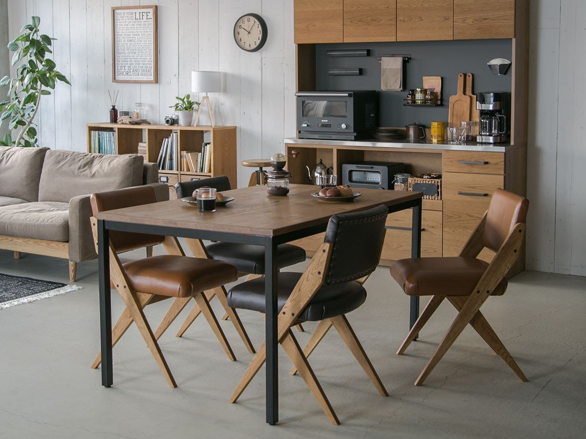 【イージーライフ/Easy Life / GOODS】のTANK DINNING TABLE / タンク ダイニングテーブル 幅180cm(オーク材 / WFT-2) インテリア・キッズ・メンズ・レディースファッション・服の通販 founy(ファウニー) 　オイル　Body Oil　シンプル　Simple, Minimal　タンク　Tank Top, Sleeveless Top　テーブル　Table, Dining Table　ホーム・キャンプ・アウトドア・お取り寄せ　Home Living / Home & Lifestyle / Camping Gear / Outdoor Camping　家具・インテリア　Home Furniture & Interior. Stylish & Functional Living Spaces　テーブル　Dining, Coffee & Side Tables　ダイニングテーブル・食卓テーブル　Dining Tables　参考イメージ|ID: prp329100004971194 ipo3291000000037279682