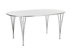 【フリッツ ハンセン/FRITZ HANSEN / GOODS】のTABLE SERIES SUPERELLIPSE / テーブルシリーズ スーパー楕円テーブル スパンレッグ B613 大人の最旬トレンドファッション＆コーディネート founy(ファウニー) テーブル Table, Dining Table フォルム Silhouette, Form ホーム・キャンプ・アウトドア・お取り寄せ Home Living / Home & Lifestyle / Camping Gear / Outdoor Camping 家具・インテリア Home Furniture & Interior. Stylish & Functional Living Spaces テーブル Dining, Coffee & Side Tables ダイニングテーブル・食卓テーブル Dining Tables thumbnail 天板:ラミネート / ホワイト、脚部:クローム仕上|ID: prp329100004971202 ipo3291000000037279741