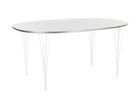 【フリッツ ハンセン/FRITZ HANSEN / GOODS】のTABLE SERIES SUPERELLIPSE / テーブルシリーズ スーパー楕円テーブル スパンレッグ B613 大人の最旬トレンドファッション＆コーディネート founy(ファウニー) テーブル Table, Dining Table フォルム Silhouette, Form ホーム・キャンプ・アウトドア・お取り寄せ Home Living / Home & Lifestyle / Camping Gear / Outdoor Camping 家具・インテリア Home Furniture & Interior. Stylish & Functional Living Spaces テーブル Dining, Coffee & Side Tables ダイニングテーブル・食卓テーブル Dining Tables thumbnail 天板:ラミネート / ホワイト、脚部:ホワイト|ID: prp329100004971202 ipo3291000000037279743