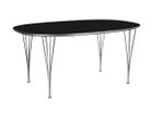 【フリッツ ハンセン/FRITZ HANSEN / GOODS】のTABLE SERIES SUPERELLIPSE / テーブルシリーズ スーパー楕円テーブル スパンレッグ B613 大人の最旬トレンドファッション＆コーディネート founy(ファウニー) テーブル Table, Dining Table フォルム Silhouette, Form ホーム・キャンプ・アウトドア・お取り寄せ Home Living / Home & Lifestyle / Camping Gear / Outdoor Camping 家具・インテリア Home Furniture & Interior. Stylish & Functional Living Spaces テーブル Dining, Coffee & Side Tables ダイニングテーブル・食卓テーブル Dining Tables thumbnail 天板:ラミネート / ブラック、脚部:クローム仕上|ID: prp329100004971202 ipo3291000000037279745