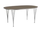 【フリッツ ハンセン/FRITZ HANSEN / GOODS】のTABLE SERIES SUPERELLIPSE / テーブルシリーズ スーパー楕円テーブル スパンレッグ B613 大人の最旬トレンドファッション＆コーディネート founy(ファウニー) テーブル Table, Dining Table フォルム Silhouette, Form ホーム・キャンプ・アウトドア・お取り寄せ Home Living / Home & Lifestyle / Camping Gear / Outdoor Camping 家具・インテリア Home Furniture & Interior. Stylish & Functional Living Spaces テーブル Dining, Coffee & Side Tables ダイニングテーブル・食卓テーブル Dining Tables thumbnail 天板:ラミネート / ブラウンオッタワ、脚部:クローム仕上|ID: prp329100004971202 ipo3291000000037279749