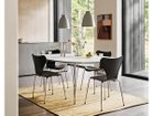 【フリッツ ハンセン/FRITZ HANSEN / GOODS】のTABLE SERIES SUPERELLIPSE / テーブルシリーズ スーパー楕円テーブル スパンレッグ B613 大人の最旬トレンドファッション＆コーディネート founy(ファウニー) テーブル Table, Dining Table フォルム Silhouette, Form ホーム・キャンプ・アウトドア・お取り寄せ Home Living / Home & Lifestyle / Camping Gear / Outdoor Camping 家具・インテリア Home Furniture & Interior. Stylish & Functional Living Spaces テーブル Dining, Coffee & Side Tables ダイニングテーブル・食卓テーブル Dining Tables thumbnail 天板:ラミネート / ホワイト、脚部:クローム仕上|ID: prp329100004971202 ipo3291000000037279753