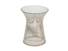 【ノル/Knoll / GOODS】のPlatner Collection Side Table / プラットナーコレクション サイドテーブル(ガラス) 天板:クリアガラス、脚部:ポリッシュニッケル|ID: prp329100004971213 ipo3291000000037279812