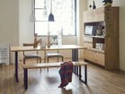 【フライミー ファクトリー/FLYMEe Factory / GOODS】のDINING TABLE / ダイニングテーブル #100780(角面タイプ) 大人の最旬トレンドファッション＆コーディネート founy(ファウニー) オイル Body Oil シンプル Simple, Minimal テーブル Table, Dining Table ホーム・キャンプ・アウトドア・お取り寄せ Home Living / Home & Lifestyle / Camping Gear / Outdoor Camping 家具・インテリア Home Furniture & Interior. Stylish & Functional Living Spaces テーブル Dining, Coffee & Side Tables ダイニングテーブル・食卓テーブル Dining Tables thumbnail 天板「オーク」参考イメージ|ID: prp329100004971263 ipo3291000000037280082