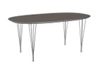 【フリッツ ハンセン/FRITZ HANSEN / GOODS】のTABLE SERIES SUPERELLIPSE / テーブルシリーズ スーパー楕円テーブル スパンレッグ B616 大人の最旬トレンドファッション＆コーディネート founy(ファウニー) テーブル Table, Dining Table フォルム Silhouette, Form ホーム・キャンプ・アウトドア・お取り寄せ Home Living / Home & Lifestyle / Camping Gear / Outdoor Camping 家具・インテリア Home Furniture & Interior. Stylish & Functional Living Spaces テーブル Dining, Coffee & Side Tables ダイニングテーブル・食卓テーブル Dining Tables thumbnail 天板:ラミネート / グレー、脚部:クローム仕上|ID: prp329100004971309 ipo3291000000037280336