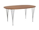 【フリッツ ハンセン/FRITZ HANSEN / GOODS】のTABLE SERIES SUPERELLIPSE / テーブルシリーズ スーパー楕円テーブル スパンレッグ B616 大人の最旬トレンドファッション＆コーディネート founy(ファウニー) テーブル Table, Dining Table フォルム Silhouette, Form ホーム・キャンプ・アウトドア・お取り寄せ Home Living / Home & Lifestyle / Camping Gear / Outdoor Camping 家具・インテリア Home Furniture & Interior. Stylish & Functional Living Spaces テーブル Dining, Coffee & Side Tables ダイニングテーブル・食卓テーブル Dining Tables thumbnail 天板:ナチュラルウッド / ウォルナット、脚部:クローム仕上|ID: prp329100004971309 ipo3291000000037280338