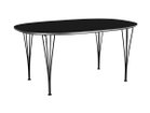【フリッツ ハンセン/FRITZ HANSEN / GOODS】のTABLE SERIES SUPERELLIPSE / テーブルシリーズ スーパー楕円テーブル スパンレッグ B616 大人の最旬トレンドファッション＆コーディネート founy(ファウニー) テーブル Table, Dining Table フォルム Silhouette, Form ホーム・キャンプ・アウトドア・お取り寄せ Home Living / Home & Lifestyle / Camping Gear / Outdoor Camping 家具・インテリア Home Furniture & Interior. Stylish & Functional Living Spaces テーブル Dining, Coffee & Side Tables ダイニングテーブル・食卓テーブル Dining Tables thumbnail 天板:ラミネート / ブラック、脚部:ブラック|ID: prp329100004971309 ipo3291000000037280343