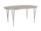 【フリッツ ハンセン/FRITZ HANSEN / GOODS】のTABLE SERIES SUPERELLIPSE / テーブルシリーズ スーパー楕円テーブル スパンレッグ B616 大人の最旬トレンドファッション＆コーディネート founy(ファウニー) テーブル Table, Dining Table フォルム Silhouette, Form ホーム・キャンプ・アウトドア・お取り寄せ Home Living / Home & Lifestyle / Camping Gear / Outdoor Camping 家具・インテリア Home Furniture & Interior. Stylish & Functional Living Spaces テーブル Dining, Coffee & Side Tables ダイニングテーブル・食卓テーブル Dining Tables thumbnail 天板:ラミネート / グレーエフェソ、脚部:クローム仕上|ID: prp329100004971309 ipo3291000000037280346