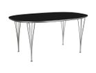 【フリッツ ハンセン/FRITZ HANSEN / GOODS】のTABLE SERIES SUPERELLIPSE / テーブルシリーズ スーパー楕円テーブル スパンレッグ B616 大人の最旬トレンドファッション＆コーディネート founy(ファウニー) テーブル Table, Dining Table フォルム Silhouette, Form ホーム・キャンプ・アウトドア・お取り寄せ Home Living / Home & Lifestyle / Camping Gear / Outdoor Camping 家具・インテリア Home Furniture & Interior. Stylish & Functional Living Spaces テーブル Dining, Coffee & Side Tables ダイニングテーブル・食卓テーブル Dining Tables thumbnail 天板:ラミネート / ブラック、脚部:クローム仕上|ID: prp329100004971309 ipo3291000000037280376